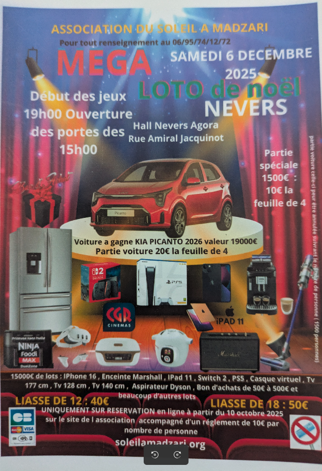 Grand loto de fin d'année